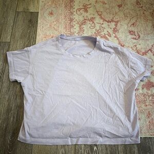 Lululemon ultra light waist- length t-shirt